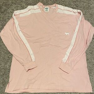 PINK Victoria's Secret Light Pink Long Sleeve Tee